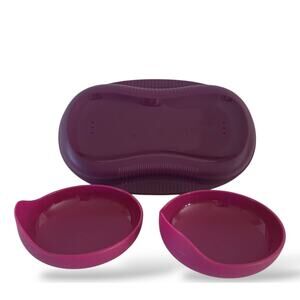 Tupperware Microwave Breakfast Maker Set - Item 10049000722 - Egg Cooker Purple
